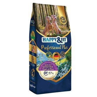   Happy & Fit Professional Plus Adult Sensitive Lamb&Rice kutyatáp 18kg