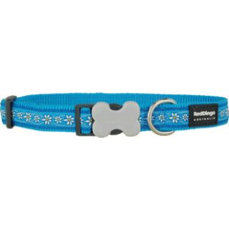 Red Dingo nyakörv Design Daisy Chain türkizkék 