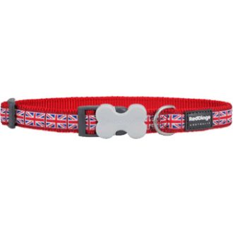 Red Dingo nyakörv Design Union Jack Flag on Red 