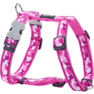 Red Dingo Design Camouflage pink kutyahám 