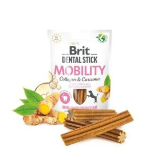   Brit Dental Stick Mobility with Collagen & Curcuma jutalomfalat 