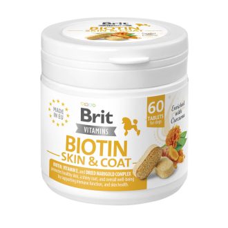 Brit Vitamins Biotin Skin & Coat kutyáknak 120 g 
