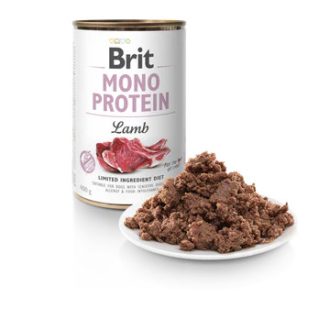Brit Mono Protein Lamb kutyakonzerv 6x400gramm