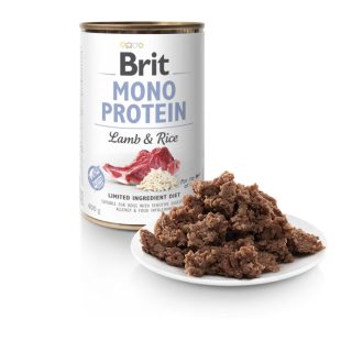 Brit Mono Protein Lamb & Bronw Rice kutyakonzerv 6x400gramm
