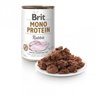 Brit Mono Protein Rabbit kutyakonzerv 6x400gramm