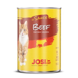 JosiCat Beef in Sauce macskakonzerv 12x415gramm