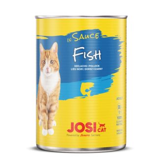 JosiCat Fish in Sauce macskakonzerv 12x415gramm