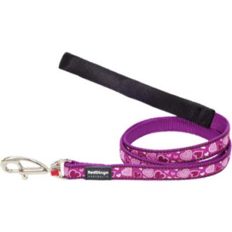 Red Dingo póráz Design Breezy Love lila 