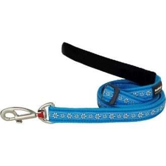 Red Dingo póráz Design Daisy Chain türkizkék 