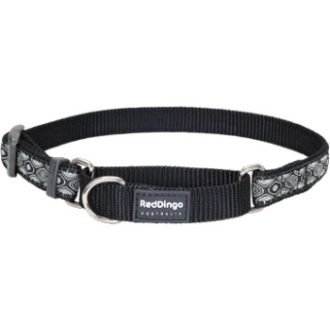 Red Dingo félfojtó nyakörv Desing Snake Eyes fekete 