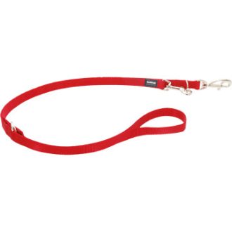 Red Dingo Classic piros multifunkciós póráz kutyának 