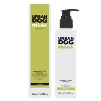   Urban Dog - Mini - 2 az 1-ben Gyengéd Tisztító Sampon és Balzsam Kölyök Kutyáknak 200ml