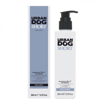   Urban Dog- Short - 2 az 1-ben Tápláló Sampon és Balzsam Rövid Szőrű Kutyának 200ml