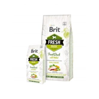 Brit Fresh Duck with Millet Adult Run & Work kutyatáp 12kg