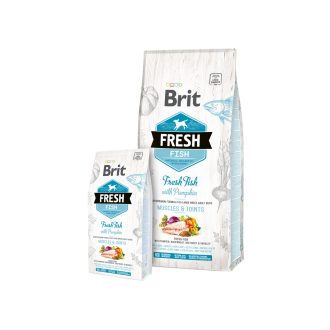   Brit Fresh Fish with Pumpkin Adult Large Muscles & Joints kutyatáp 12kg