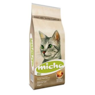 Micho Cat csirke, szardella, rák, rizs macskatáp 15kg
