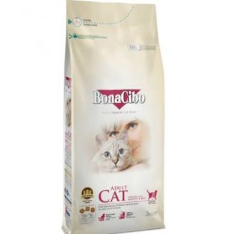 Bonacibo Cat Csirke, szardella, rák, rizs macskatáp 5kg