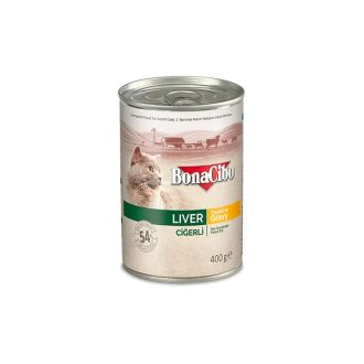 Bonacibo Canned Cat Foods Liver 12x400gramm
