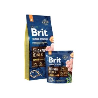 Brit Premium by Nature Junior Medium kutyatáp 3kg