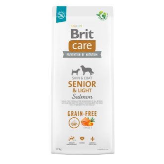   Brit Care Dog Grain-free Senior and Light Salmon kutyatáp 12kg
