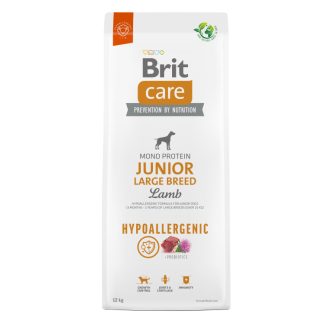   Brit Care Dog Hypoallergenic Junior Large Lamb kutyatáp 12kg
