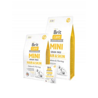 Brit Care Mini Hair & Skin Salmon & Hering kutyatáp 7kg