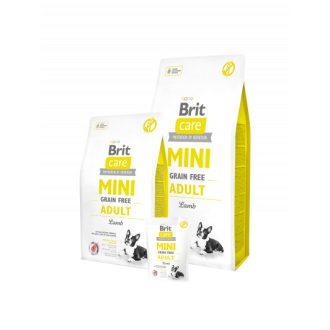 Brit Care Mini Grain Free Adult lamb kutyatáp 2kg