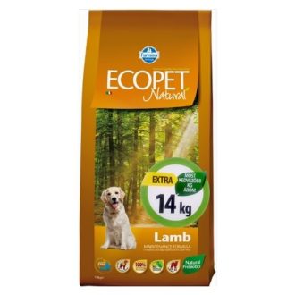 Ecopet Natural Lamb Medium kutyatáp 14kg