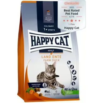 Happy Cat Culinary Adult Land Ente - Kacsa macskatáp 4kg