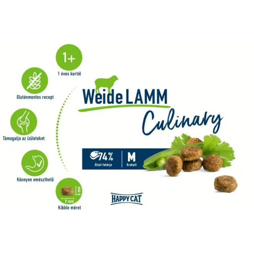 Happy Cat Culinary Adult Weide Lamm - Bárány macskatáp 1,3kg