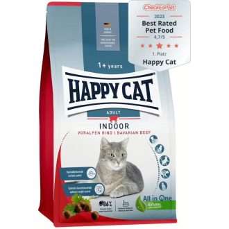 Happy Cat Indoor Adult Voralpen Rind Marha macskatáp 4kg