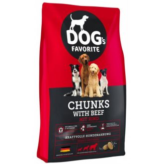 Happy Dog Dogs Favorite Chunks with Beef kutyatáp 15kg