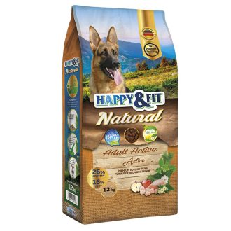   Happy & Fit Natural Adult Active (Top Breeder) kutyatáp 12kg