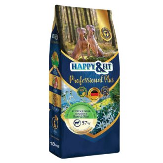   Happy & Fit Professional Plus Puppy&Junior Sensitive Lamb&Rice kutyatáp 18kg