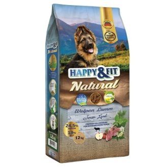 Happy & Fit Natural Welpen Lamm kutyatáp 12kg