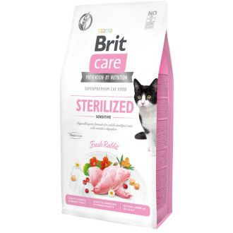 Brit Care Cat Sterilised - Sensitive macskatáp 7kg