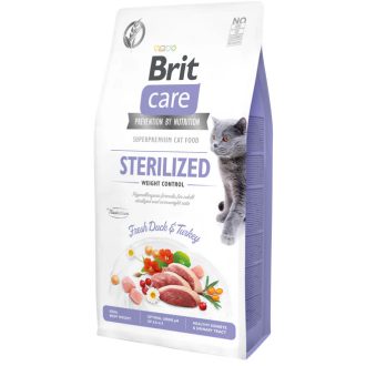 Brit Care Cat Sterilised - Weight Control macskatáp 7kg