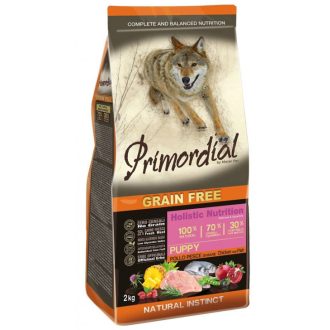 Primordial GF Puppy csirke, tengerihal kutyatáp 12kg