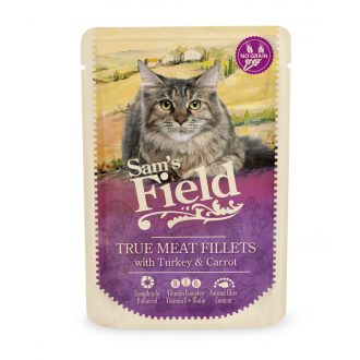   Sam's Field True Meat Fillets - Turkey & Carrot alutasakos eledel