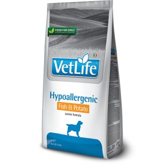 Vet Life Natural Diet Dog Hipo Fish-Potato kutyatáp 12kg